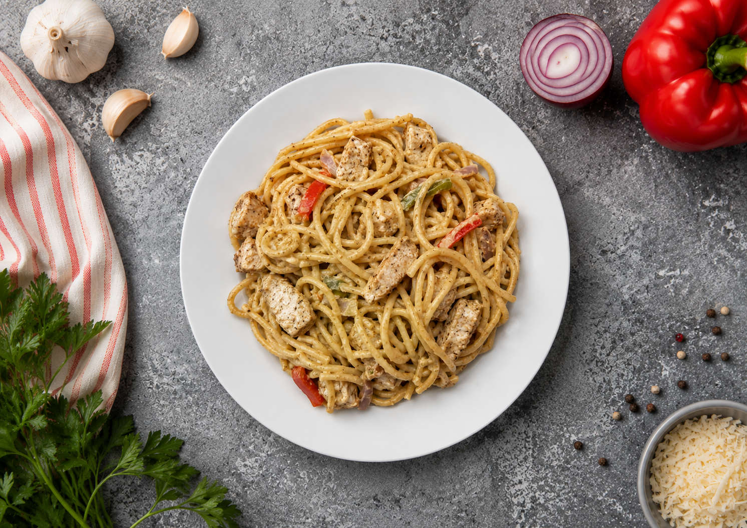 Blackened Cajun Chicken Pasta