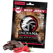 Indiana Beef Jerky – Hot & Sweet - Phosh Food