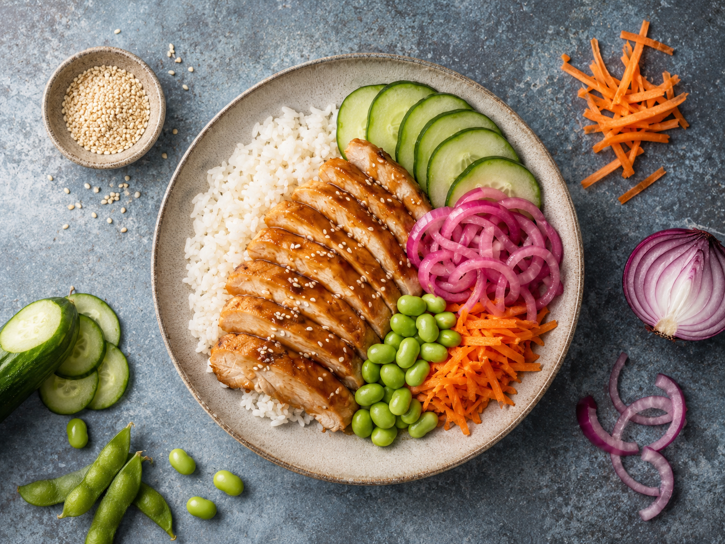 Chicken Poke Bowl - Phosh Food