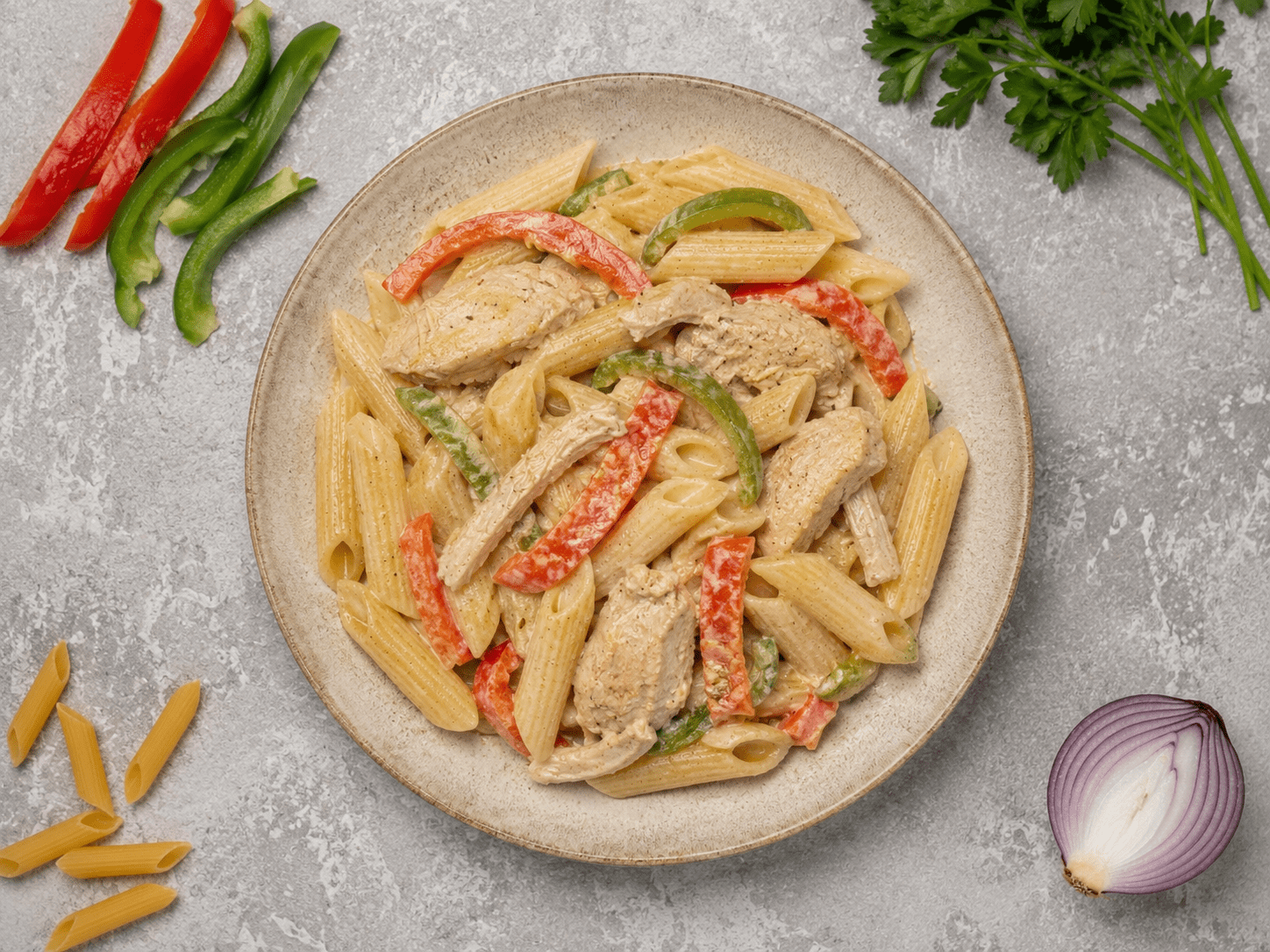 Jerked Chicken Rasta Pasta - Phosh Food